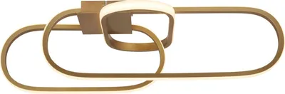 Immagine prodotto di Plafoniera metallo alluminio LED in oro 3000/4500/6500 K bianco caldo 2457 lm Lampada da soffitto moderna