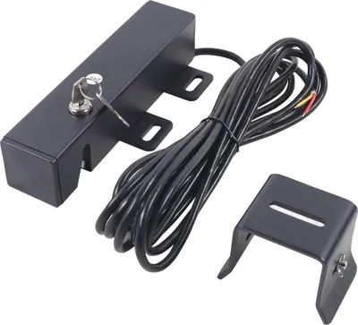 Produktbild von Elektrisches Torschloss - 24V kabelgebunden - Für ein- und zweiflügelige Drehtore - Zutrittskontrolle & Schlüssel - IP44 - Q235-Stahl - 5 m Kabel