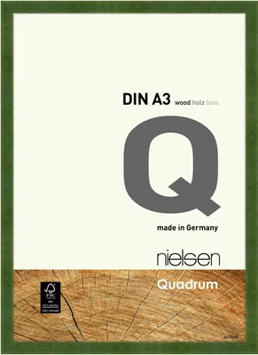 Produktbild von nielsen Holz Bilderrahmen Quadrum, 29,7x42 cm (A3), Grün