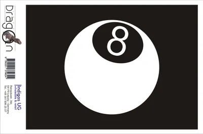 Produktbild von Aufkleber / Autoaufkleber - JDM / Die cut / Auto / OEM - 8 Ball - 110x110 mm weiß - Heckscheibe / Heckscheibenaufkleber