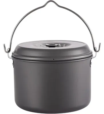 Produktbild von Campingtopf Aluminium 5,5 l Lagerfeuer-/Kochtopf