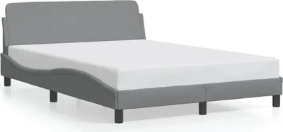 Immagine prodotto di vidaXL Struttura letto "Dover" grigio chiaro 140x190 cm tessuto