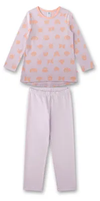 Produktbild von Sanetta Mädchen-Schlafanzug lila | Gemütlicher Kinderpyjama