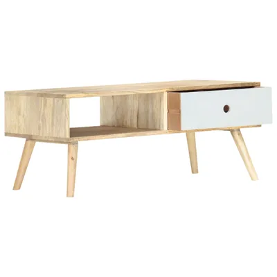 Immagine prodotto di Tavolino 90×50×40 cm in legno massiccio di mango