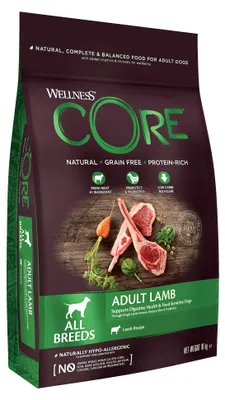 Productafbeelding van Wellness CORE 10788, Volwaardig voer voor volwassen honden, Lam, 10 kg