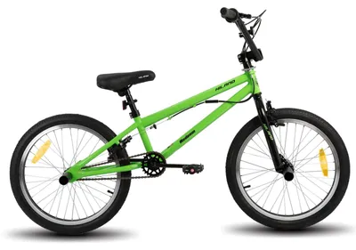 Image de Vélo BMX pour enfants - Freestyle 50 cm - Rotor 360° - 4 pegs - Pour débutants et confirmés - À partir de 14 ans - Vert