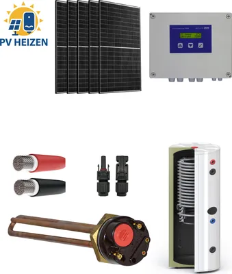 Produktbild von KTR4 PV-Heizstabregelung Komplettset mit 200L Hygienespeicher, 6×440W Modulen, 2 kW Heizstab