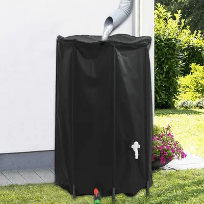 Immagine prodotto di vidaXL Serbatoio d'acqua con rubinetto Pieghevole 500 L PVC