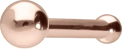 Produktbild von Nasenpiercing, Nasenstecker 14/18 Karat Gold Nasenstecker Pin 1,5 mm KUGEL