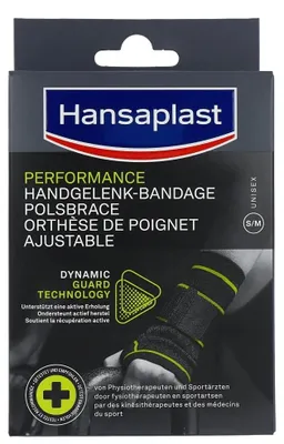 Productafbeelding van Hansaplast Polsbrace Performance (1 stuk)