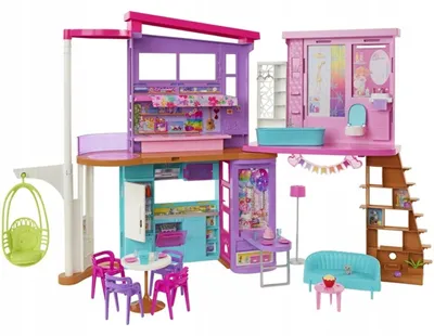 Produktbild von Barbie Ferienhaus HCD50 Puppenhaus Villa Groß