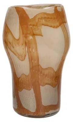 Produktbild von Pomax Anima Vase und Windlicht aus Glas, Sonnengelb, Ø 22,5 x H 36,5 cm