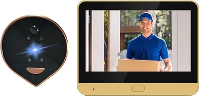 Obrázok produktu pre WiFi digitálne kukátko na dvere Secutek STZ-DB005P