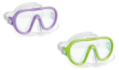 Obrázek produktu pro Intex 55916, Dětský, Půlobličejová maska, Šnorchlování, Polykarbonát, Různé barvy, 8 rok/roky