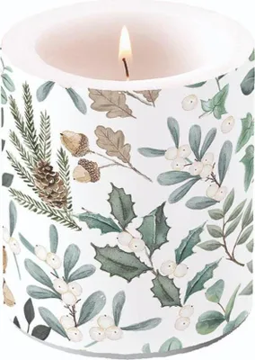 Produktbild von Dekorkerze mittel - Collection of leaves