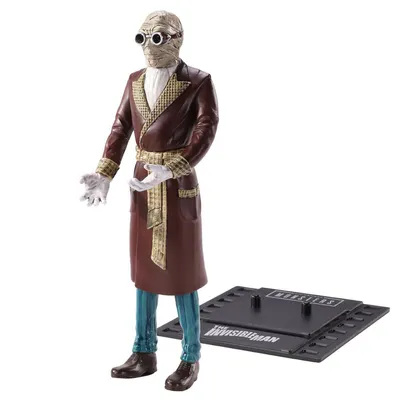 Immagine prodotto di Noble Collection Universal Monsters Bendyfigs Biegefigur Invisible Man 19 cm NOB1168