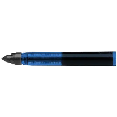 A single ink cartridge for a rollerball pen is shown against a white background.