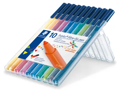 Obrázek produktu pro Staedtler triplus color 323, Vícebarevný, Polypropylen (PP), Více, 1 mm, 10 kusů