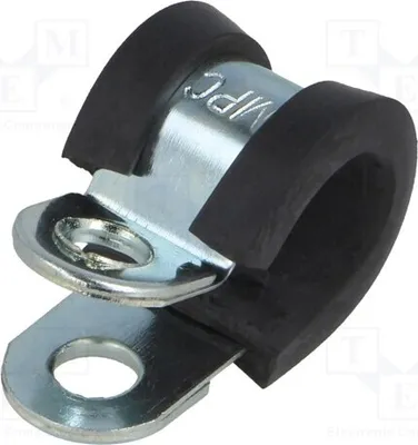 Imagen del producto de 1 juego de abrazaderas para mangueras: Diámetro del orificio: 10 mm, Diámetro de la parte fija: 5,3 mm, Ancho: 12 mm, Ancho 1: LKD11012