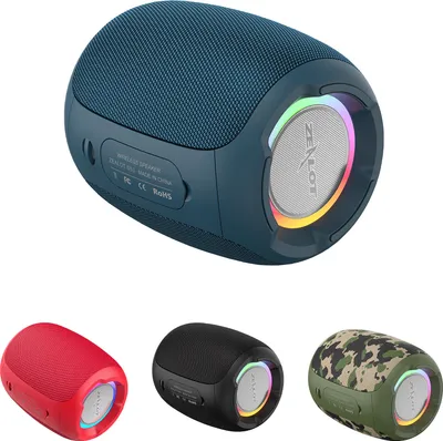 Produktbild von ZEALOT S53 Tragbare Lautsprecher Bluetooth 5.0, IPX6 wasserdichte Lautsprecher, Tragbare Lautsprecher Stereo Laut Mobiler Lautsprecher für Draußen