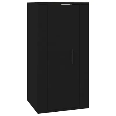 Produktbild von vidaXL TV-Wandschrank Schwarz 40x34,5x80 cm