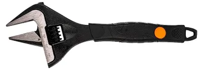 Produktbild von Najder Schraubenschlüssel verstellbar Rohrzange & Rollgabelschlüssel Einmaulschlüssel aus Chrom-Vanadium Stahl mit Gummigriff – Länge: 250 mm/10" (max. 50mm Maulweite)