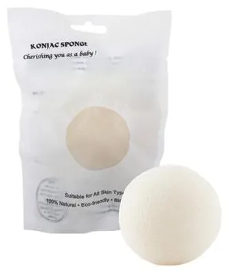 Produktbild von UNIQ Konjac Schwamm Natur für das Gesicht 100% Natürlich