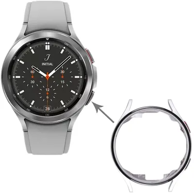 Immagine prodotto di Per Samsung Galaxy Watch 4 44mm SM-R870 Telaio LCD Lunetta Ricambio Argento