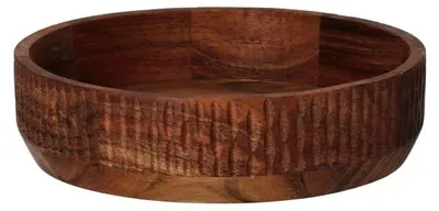 Immagine prodotto di Ciotola "Hommage" in legno di acacia, color noce, diametro 21 cm, altezza 6 cm