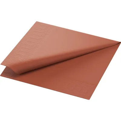 Immagine prodotto di Tovaglioli di cellulosa Duni 33 x 33 cm 3 veli 1/4 di piega 250 pezzi Terra Terra
