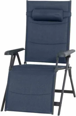 Produktbild von Siena Garden Camping Stuhl Relax Premium in blau, Aluminium/ 2D Mesh