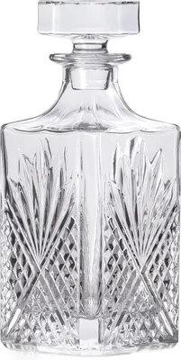 Produktbild von Intirilife edle Whiskey Karaffe - Füllmenge 800 ml - Decanter für Rum, Vodka, Scotch und vieles mehr