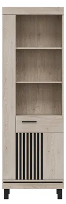 Produktbild von Furniture24 Bücherregal Mati Mi08 Regal 64 X 198 X X 40 Cm Cremona Eiche