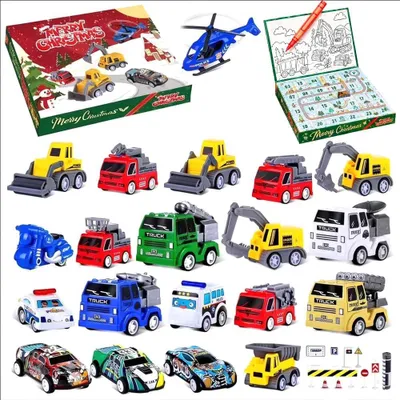 Productafbeelding van Auto-adventskalender 2026 - 24 dagen racewagen speelgoed