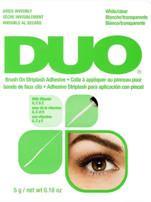 Produktbild von Ardell DUO Brush On Clear Wimpernkleber für künstliche Wimpern mit Vitamin A, E und C, 5 ml