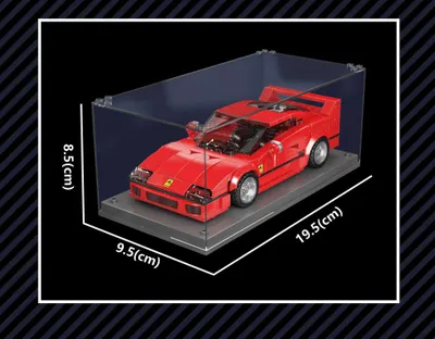 Image de Mould King® 27038 F40 Sportwagen inkl. Vitrine