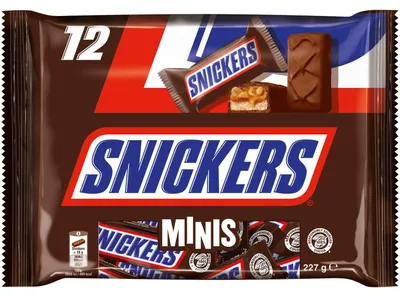 Image de SNICKERS 464690 SNICKERS Minis Schokoriegel 12 Riegel