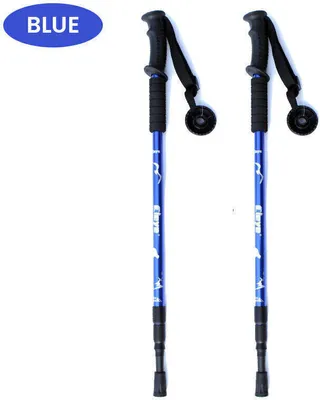Produktbild von 2er-Pack Wanderstöcke - zusammenklappbarer Spazierstock zum Wandern, Camping und Rucksackreisen; 2er-Pack Wanderstöcke - zusammenklappbarer Spazierstock zum Wandern, Camping und Rucksackreisen