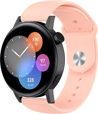 Produktbild von Strap-it Huawei Watch GT 3 42mm Sportarmband (Rosa)