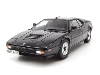 Produktbild von BMW M1 1980 schwarz Modellauto 1:18 Norev