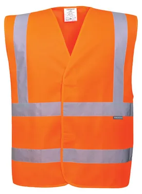 Image de Gilet Hi-vis Baudrier & Double Ceinture Couleur : Orange Taille 6x/7x - Portwest