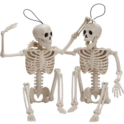 Obrázek produktu pro Závěsná dekorace kostlivec Halloween 40 cm 2 kusy