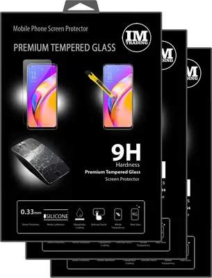 Zdjęcie produktu dla cofi1453 3X Szkło hartowane 9H Folia ochronna wyświetlacza Folia ochronna wyświetlacza kompatybilna z Oppo Reno 5 Lite