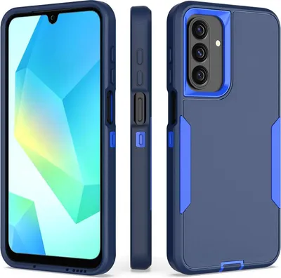 Produktbild von Mobigear Rugged  Samsung Galaxy A26 Hülle Hardcase Backcover Stoßfest - Dunkelblau