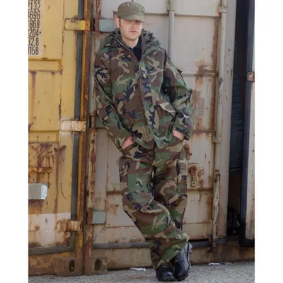 Produktbild von US Nässeschutzjacke Trilaminat woodland, XL