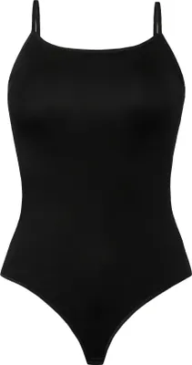 Produktbild von Teyli Taillierter Bodysuit mit dünnen Trägern Goffy Female 2401 schwarz XL