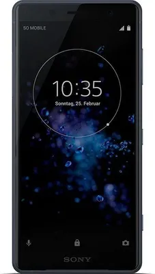 A smartphone displaying its lock screen with a wallpaper.