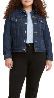 Produktbild von Levi's Damen Original Trucker Authentic Blue XXS