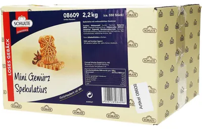 Produktbild von Schulte Mini Gewürz Spekulatius 2,2kg