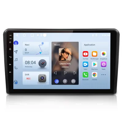 Produktbild von 8Kern Andriod 15 Autoradio Carplay Für Audi A3 S3 RS3 2003-2013 8P GPS Navigation WIFI Bluetooth FM RDS SWC DSP USB 4+64GB - Hansfree & Plug & Play